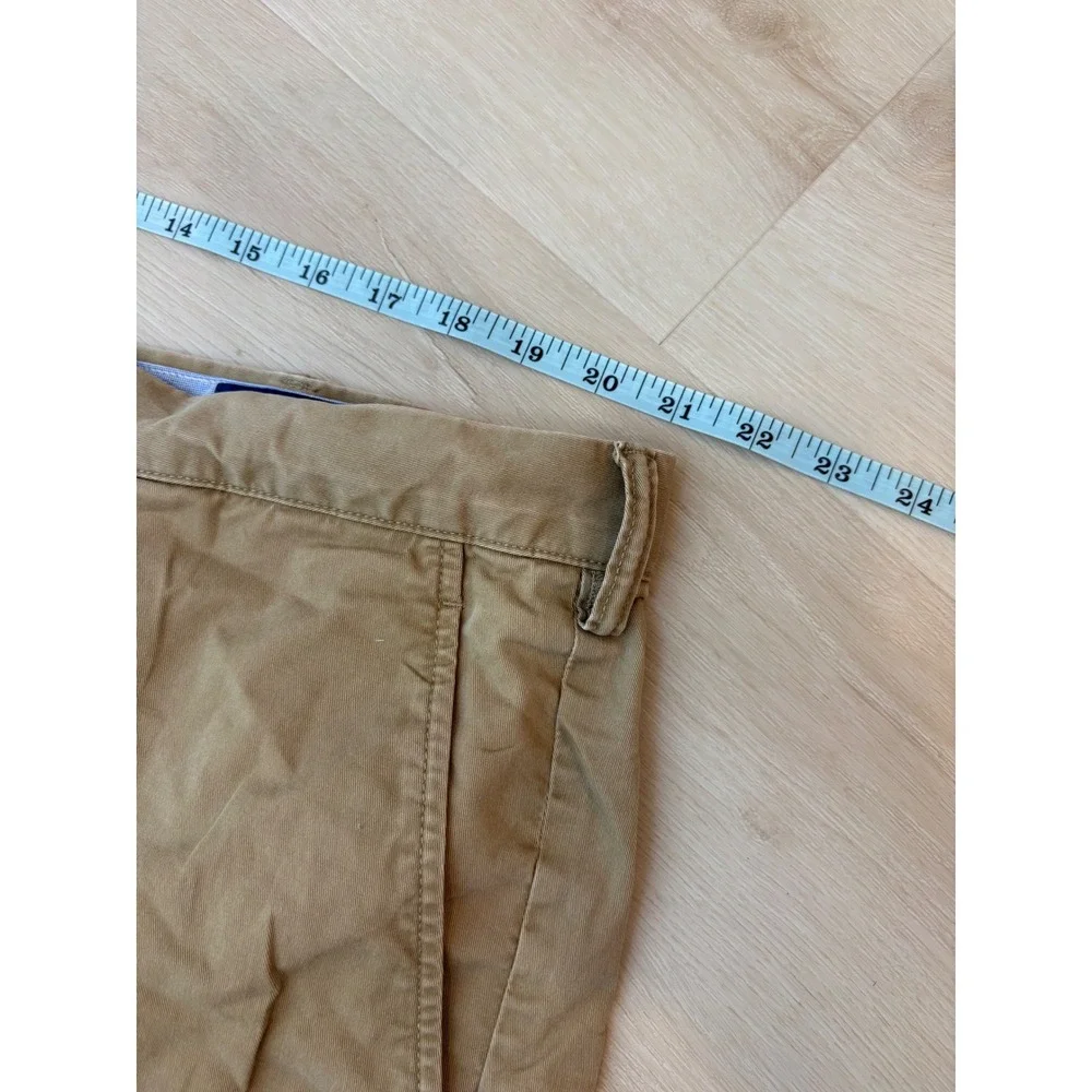Polo Ralph Lauren Chino Shorts Mens 42 Tan Classic Fit 9 Inch Stretch Khaki Pony